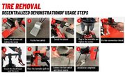 KATOOL KT-1030P Mini Tire Changer Machine 10-21 Inch for Road Rescue