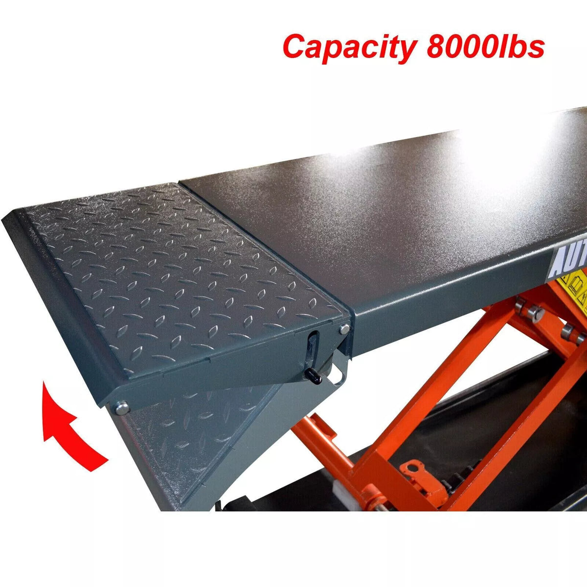 KATOOL AK-X80 Mid-Rise Scissor Lift – 8,000 lbs Capacity,Pneumatic Mobile & Fixed Mount Option