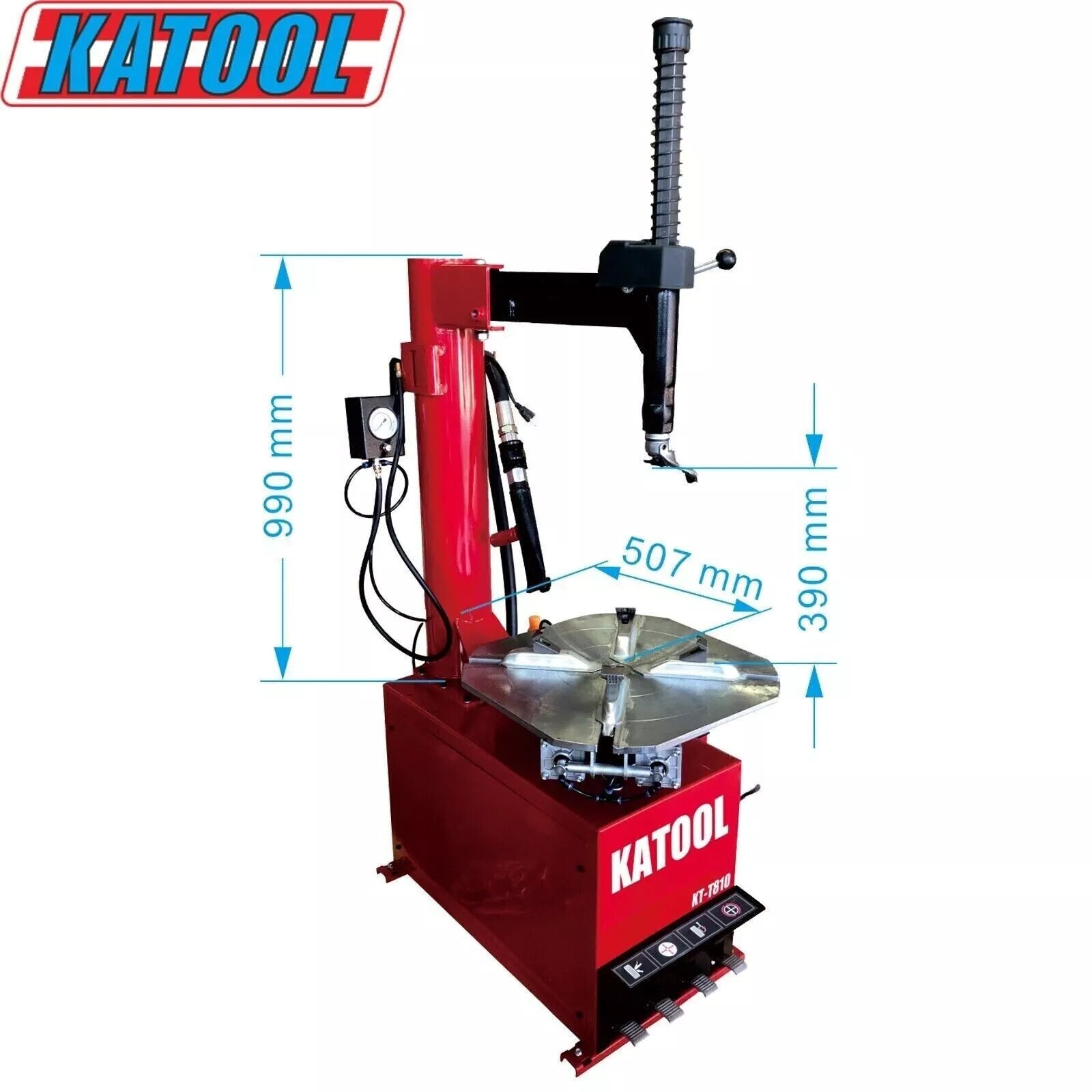 KATOOL KT-T810/KT-B700 Tire Changer & Wheel Balancer Combo 2.0HP Motor