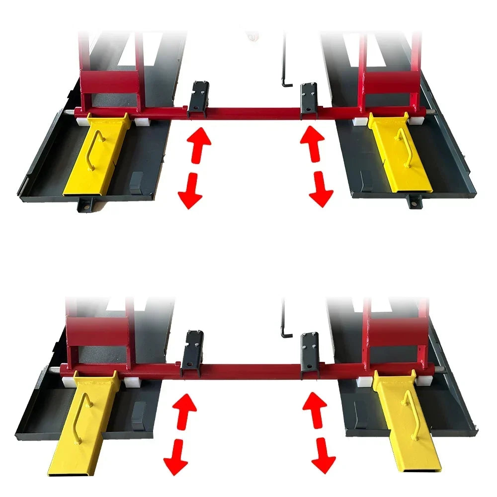 KATOOL X77 Portable Hydraulic Scissor Car Lift Mid-position Movable Car Lift Equipment