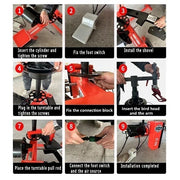 KATOOL KT-1030P Mini Tire Changer Machine 10-21 Inch for Road Rescue