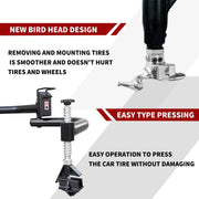 KATOOL Bead Blaster Tire Changer Machine  KT-T835 2.0HP Motor Double Arm