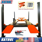 Katool KT-4H110 11,000 lb Four-Post Lift Service & Storage, 110V or 220V
