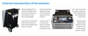 KATOOL AC1800 Fully Automatic R-134A A/C Recovery, Recycle & Recharge Machine – Dual Tank HVAC Unit
