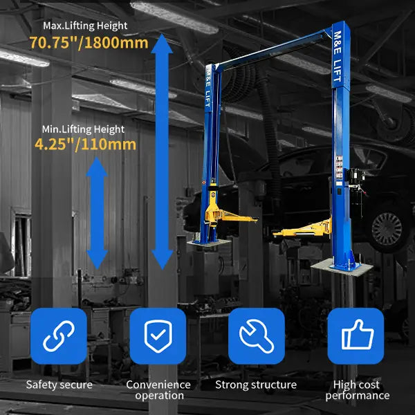 KATOOL 2 Post Lift 11000lbs Two Post Lift Auto Lift Car Lift Hoist Equipment (Included Shipping)