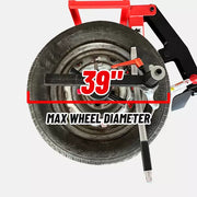 KATOOL KT2002 Mini Tire Changer Machine 39 Inch Air Bead Breaker No Anchor Portability Fit for Road Rescue, Mobile Car Repair
